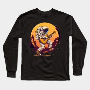 Astronaut Rock Star Long Sleeve T-Shirt